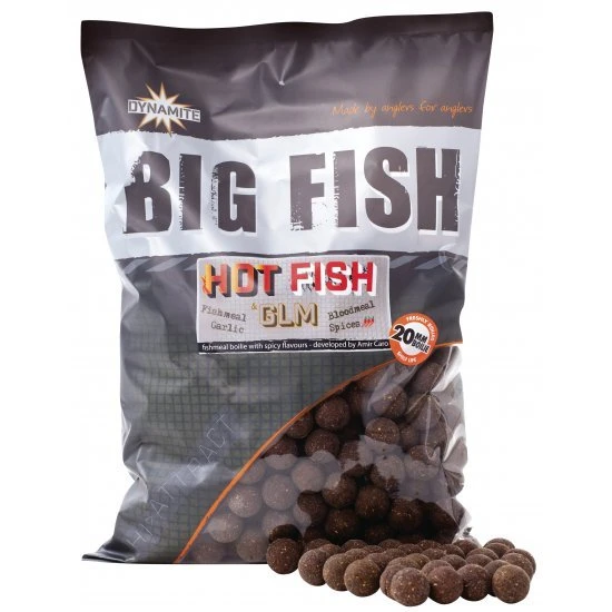 DYNAMITE BAITS Dynamite Hot Fish GLM Boilies 15mm 1 Kg 3 DYNAMITE BAITS Dynamite Hot Fish GLM Boilies 15mm 1 Kg