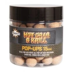 DYNAMITE BAITS Dynamite Hot Crab & Krill Pop-Ups 15 Mm