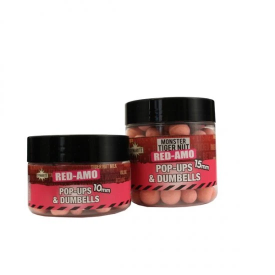 DYNAMITE BAITS Dynamite Red-Amo Pop-ups And Dumbells 10mm 3 DYNAMITE BAITS Dynamite Red-Amo Pop-ups And Dumbells 10mm