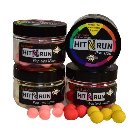 DYNAMITE BAITS Dynamite Hit N Run Pop Ups Pink 12mm 3 DYNAMITE BAITS Dynamite Hit N Run Pop Ups Pink 12mm