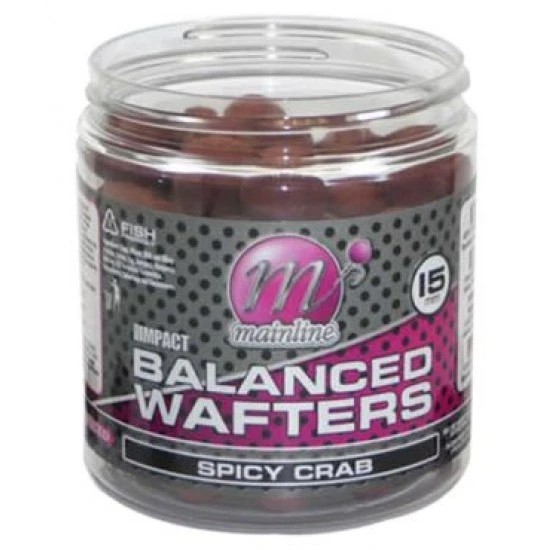 Mainline High Impact Balanced Wafters Spicy Crab 15mm 3 Mainline High Impact Balanced Wafters Spicy Crab 15mm