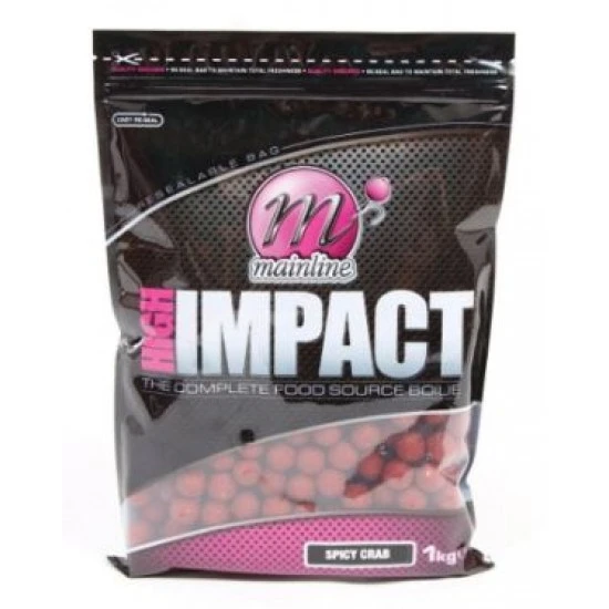 Mainline High Impact Boilies Spicy Crab 1kg 3 Mainline High Impact Boilies Spicy Crab 1kg