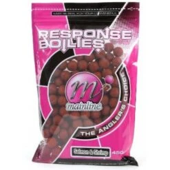 Mainline Shelf Life Ready Made Boilies Salmon And Shrimp 18mm 450g