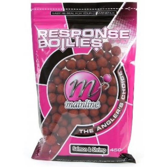 Mainline Shelf Life Ready Made Boilies Salmon And Shrimp 18mm 450g 3 Mainline Shelf Life Ready Made Boilies Salmon And Shrimp 18mm 450g