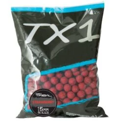 Shimano Tribal TX1 Strawberry Boilies 15mm 5kg