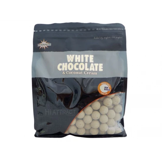DYNAMITE BAITS Dynamite White Choc And Coconut Boilies 15mm 1.8kg 3 DYNAMITE BAITS Dynamite White Choc And Coconut Boilies 15mm 1.8kg