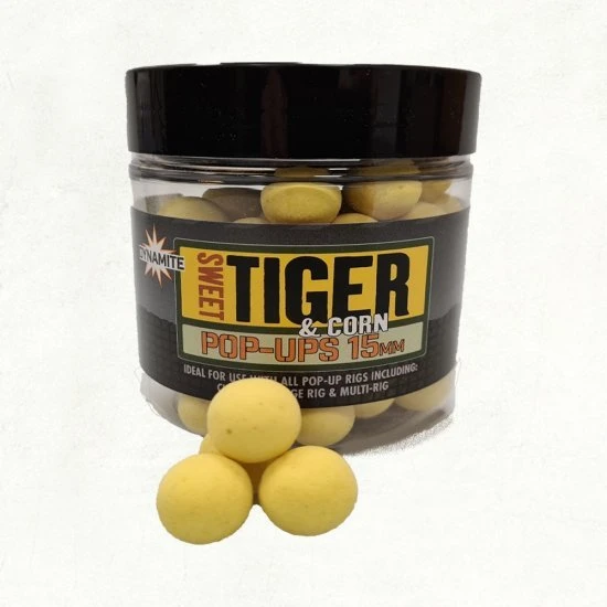 DYNAMITE BAITS Dynamite Sweet Tiger And Corn Pop-Ups 15mm 3 DYNAMITE BAITS Dynamite Sweet Tiger And Corn Pop-Ups 15mm